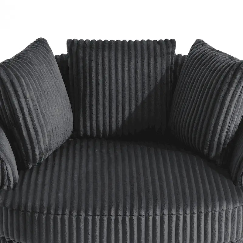 Juego de 2 sillones tipo barril giratorios