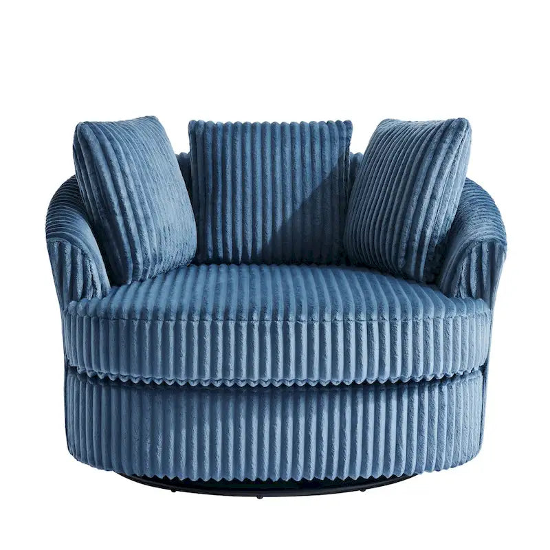Juego de 2 sillones tipo barril giratorios