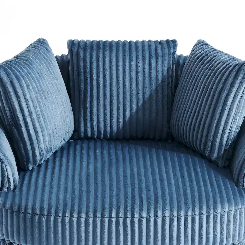 Juego de 2 sillones tipo barril giratorios