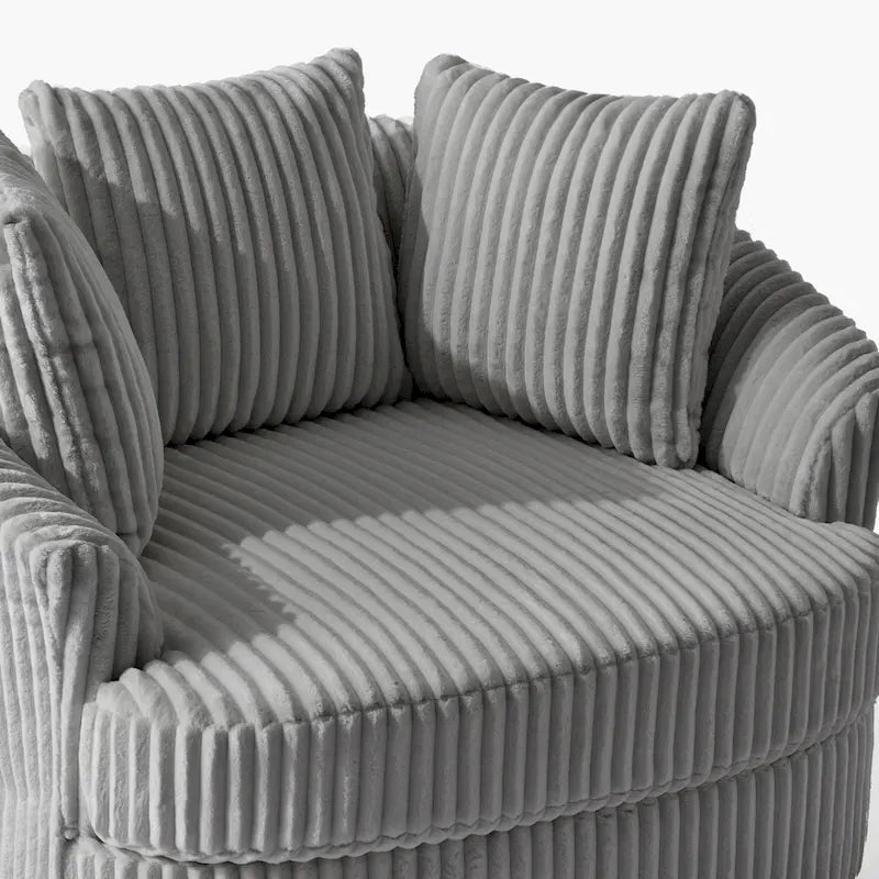 Juego de 2 sillones tipo barril giratorios