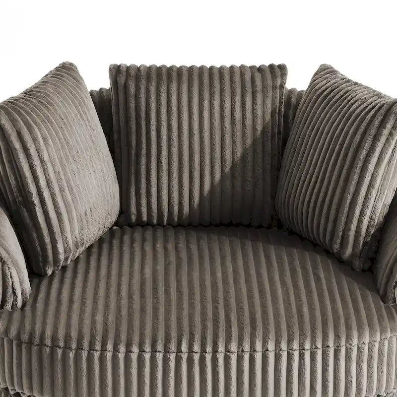 Juego de 2 sillones tipo barril giratorios