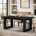 63-Inch Rectangular Farmhouse Dining Table for 4-6 People