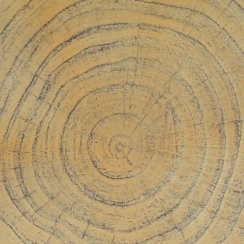 Mesa auxiliar de aspecto de madera retorcida de óxido de magnesio