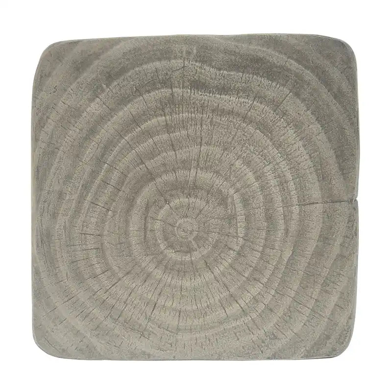 Mesa auxiliar de aspecto de madera retorcida de óxido de magnesio