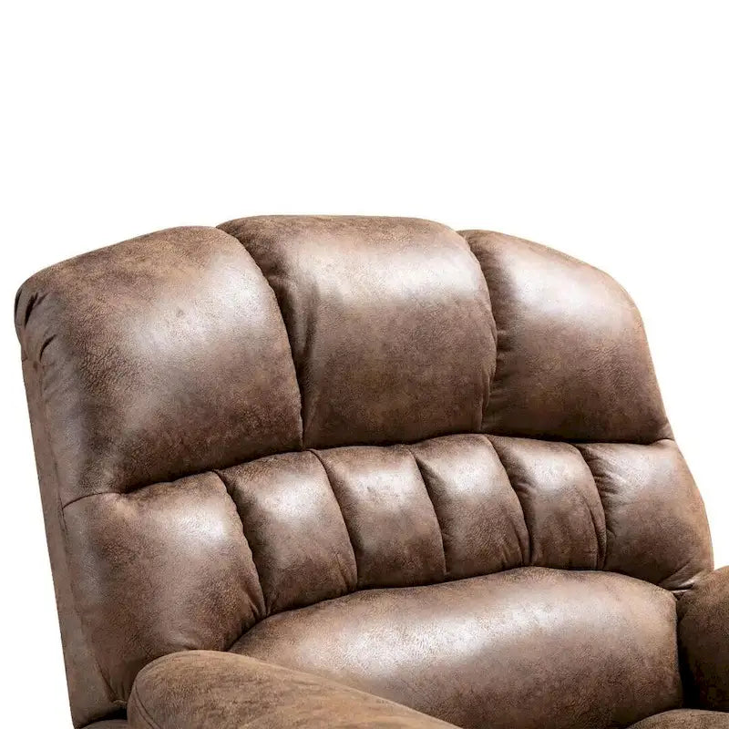 Elektrischer Relaxsessel aus Mikrosuede mit Aufstehhilfe, Massagefunktion und Lordosenwärme