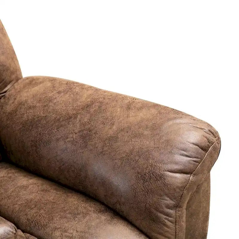 Elektrischer Relaxsessel aus Mikrosuede mit Aufstehhilfe, Massagefunktion und Lordosenwärme