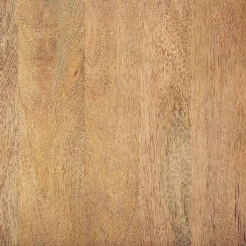 Armario auxiliar de madera de mango marrón claro con 2 cajones