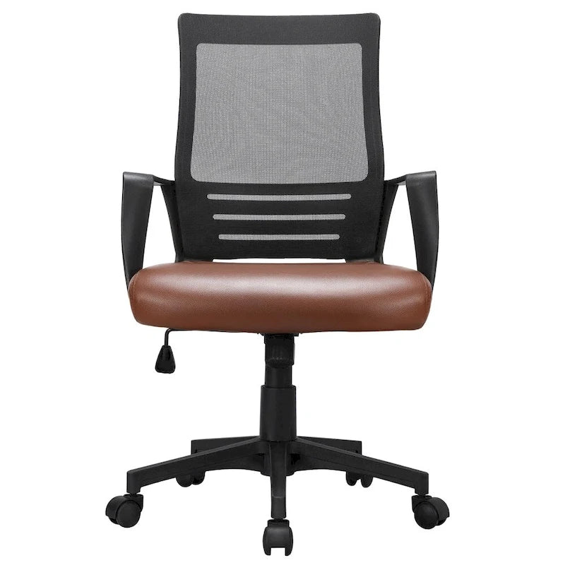Silla de oficina de malla ajustable con soporte lumbar