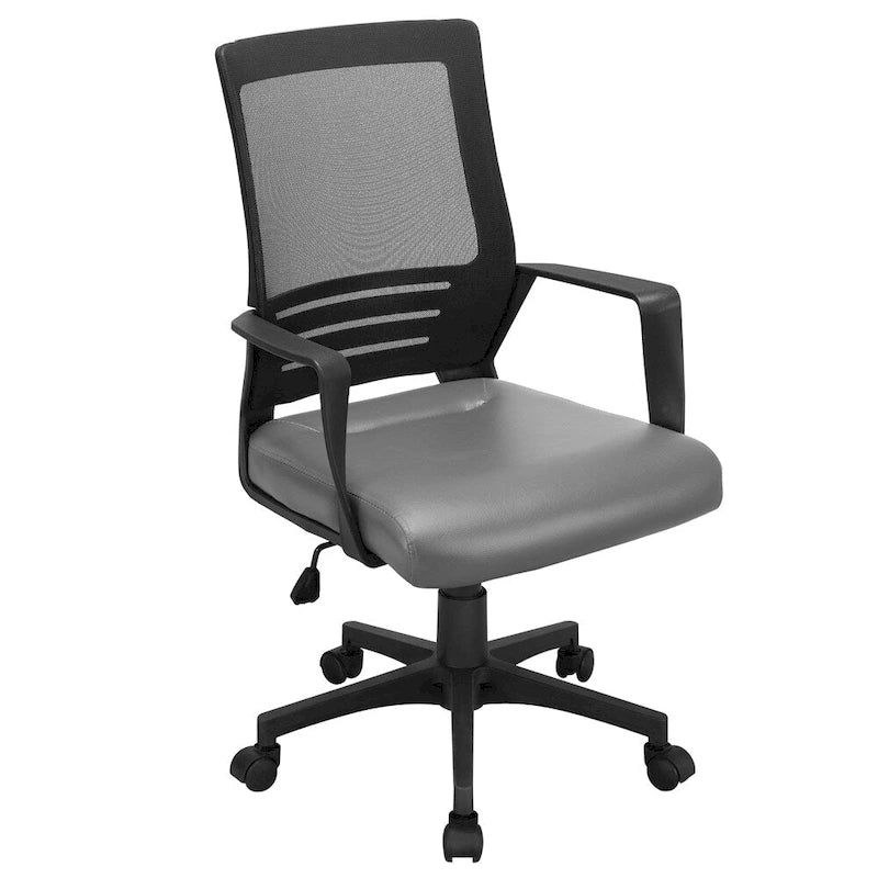 Silla de oficina de malla ajustable con soporte lumbar